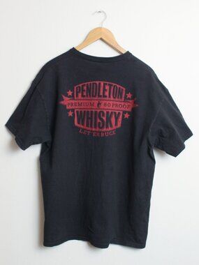 Pendleton Whisky Shirt Mens XL Black Faded Tee
